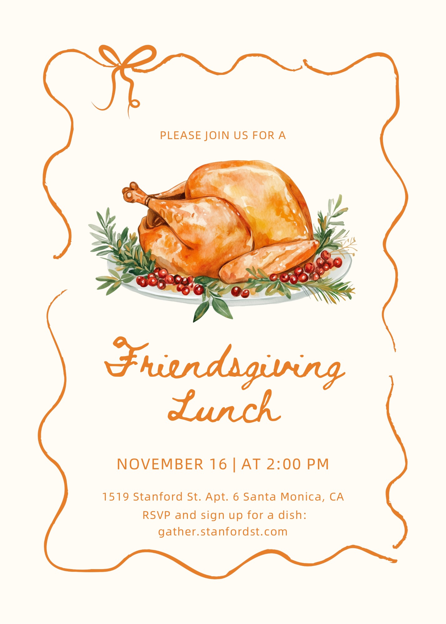 Stanford gathering invitation image